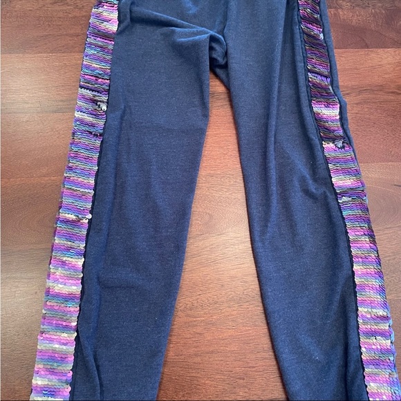 GAP Sequin Stripe Everyday Legging girls medium - Picture 2 of 9